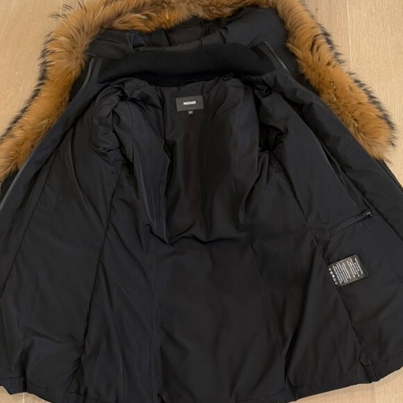 Mackage Black Adali Down Jacket Size M - Picture 7 of 8